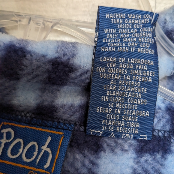 Disney Vintage Women's 26/28 Eeyore True Blue Fleece Pullover New With Tags. - Picture 12 of 16